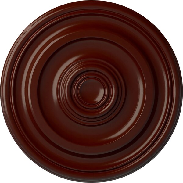 Ekena Millwork Kepler Traditional Medallion (For Canopies up to 2 5/8"), 11 7/8"OD x 1 1/4"P, Brushed Mahogany CM12KPBMF - main